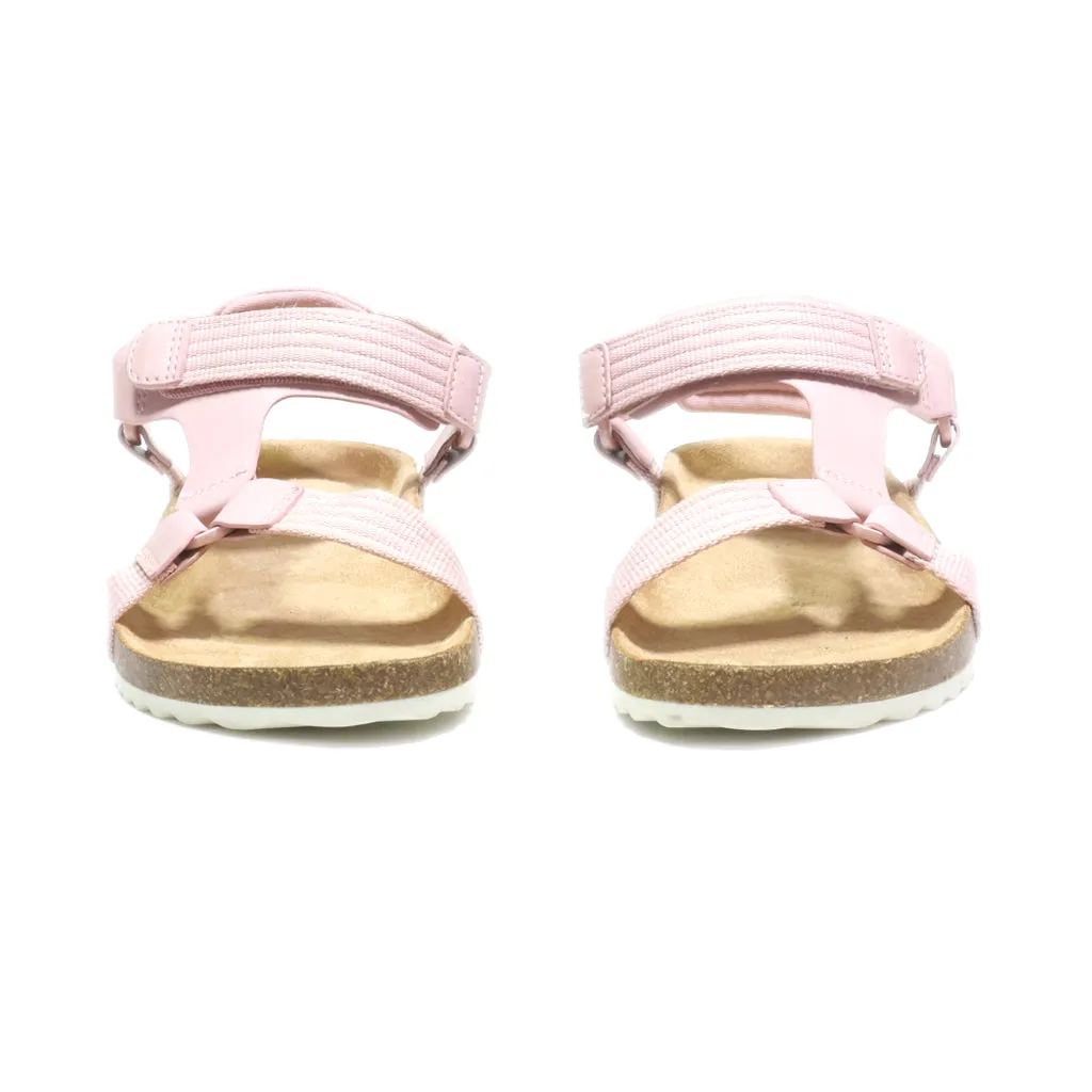Cat & Jack Flat Sandals Leather Pink Colour For Kids