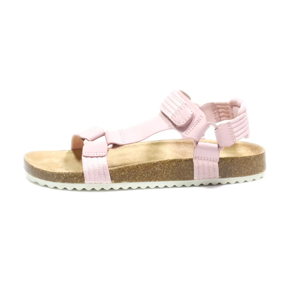 Cat & Jack Flat Sandals Leather Pink Colour For Kids