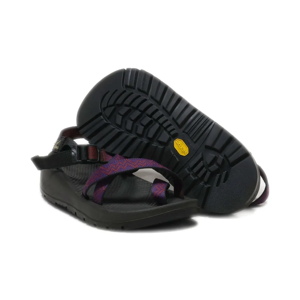Chaco Casual Sandals Fabric Purple Colour For Men