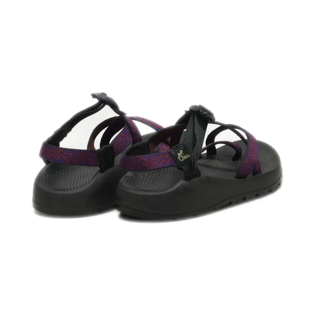 Chaco Casual Sandals Fabric Purple Colour For Men