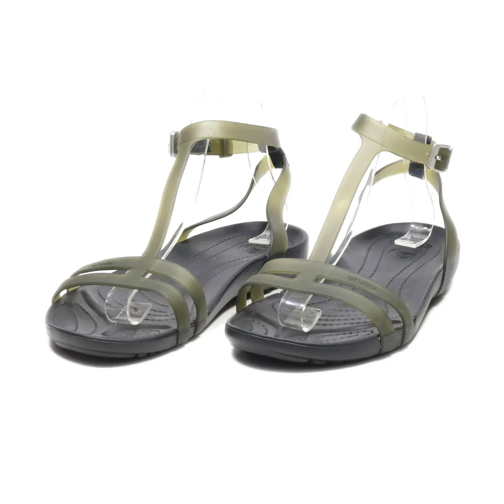 Crocs Sexi Flat Sandals Eva Grey Colour For Women