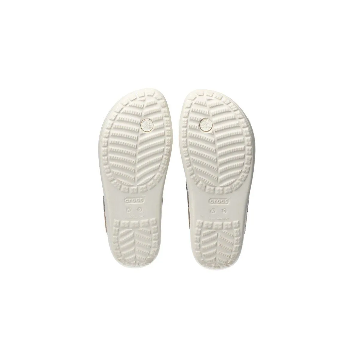 Crocs Sloane Sandals Flip Flops Rubber White Colour For Women