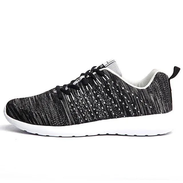 FABRECANDY Summer Mesh Shoes Men Footwear Fashion Breathable Lace up unisex Casual Shoes men sneakers