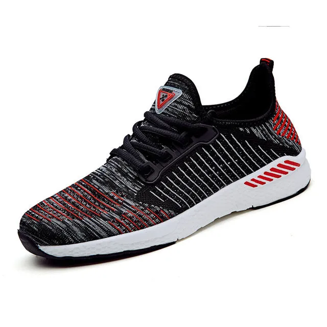 FABRECANDY Summer Mesh Shoes Men Footwear Fashion Breathable Lace up unisex Casual Shoes men sneakers