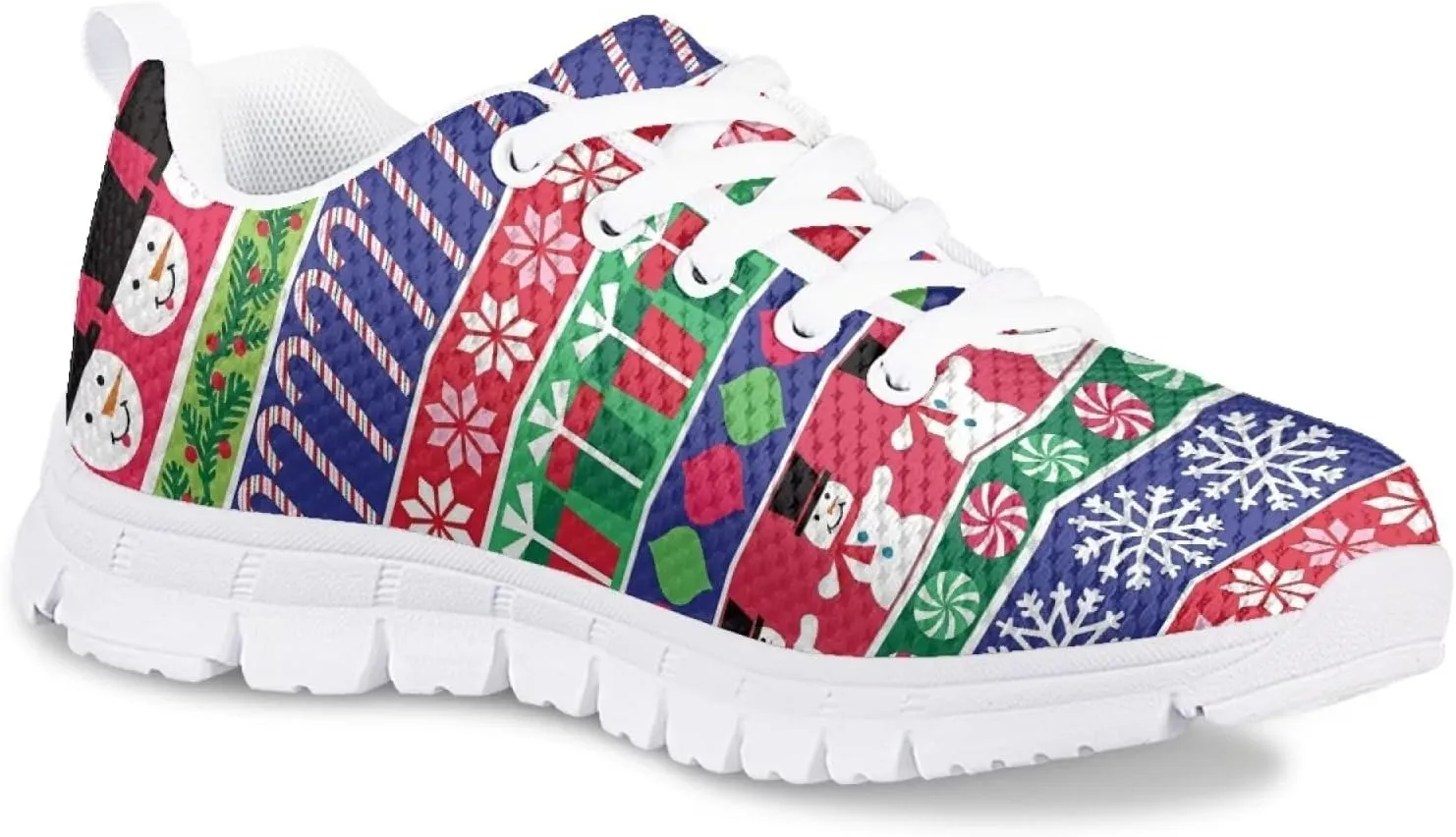GIFTPUZZ Kids Sneakers Hiking Running Outdoor Walking Lace Up Athletic Tennis Shoes