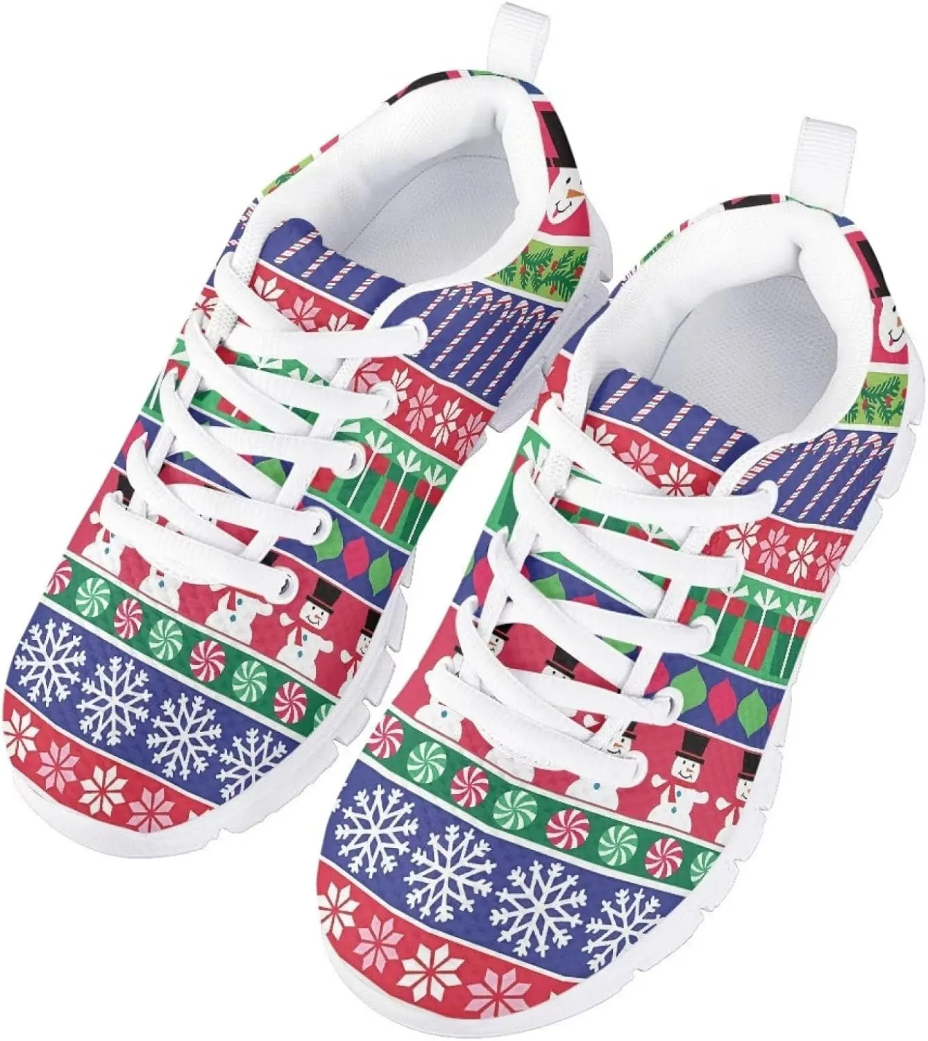 GIFTPUZZ Kids Sneakers Hiking Running Outdoor Walking Lace Up Athletic Tennis Shoes
