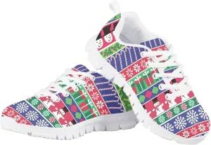 GIFTPUZZ Kids Sneakers Hiking Running Outdoor Walking Lace Up Athletic Tennis Shoes