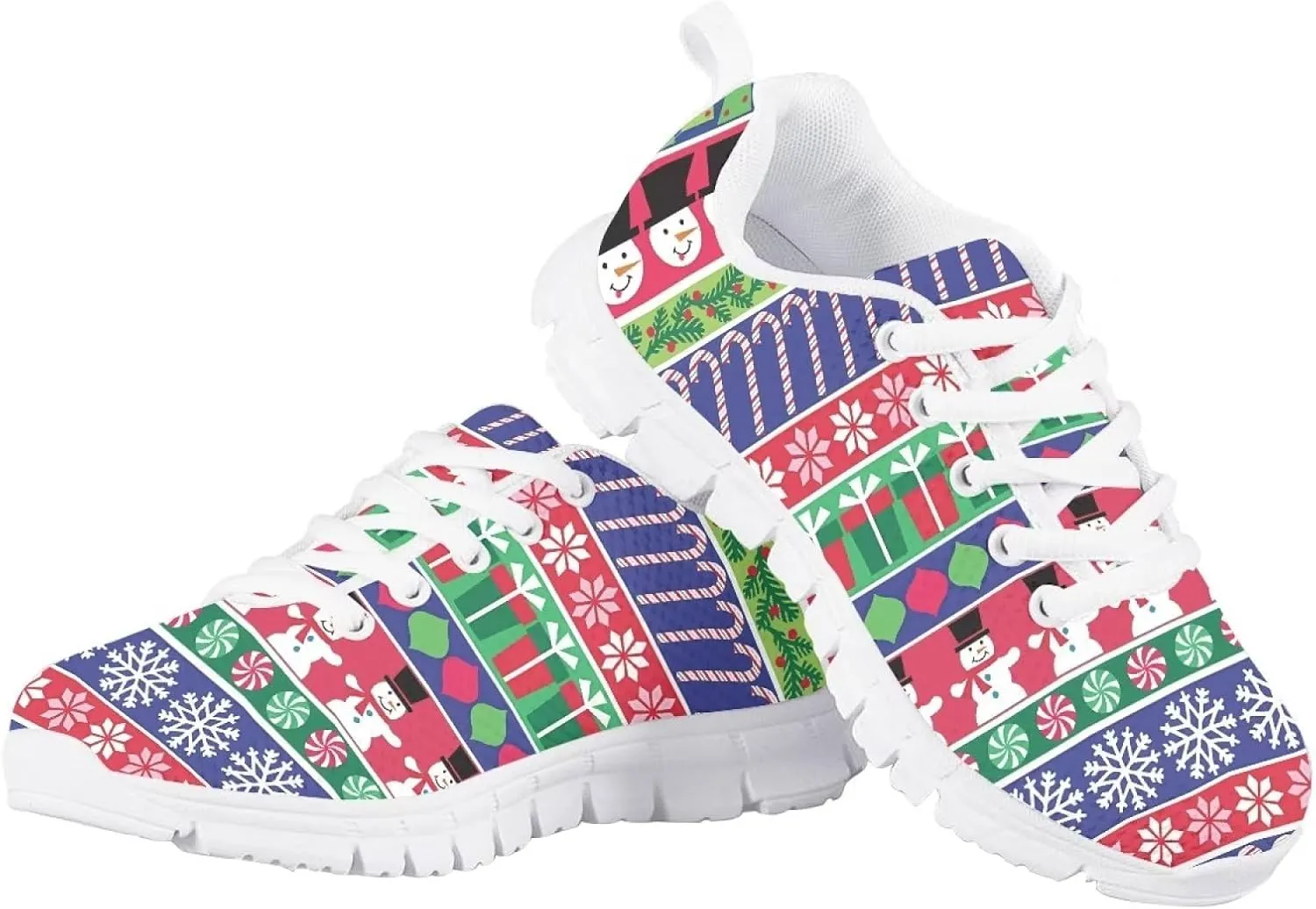 GIFTPUZZ Kids Sneakers Hiking Running Outdoor Walking Lace Up Athletic Tennis Shoes