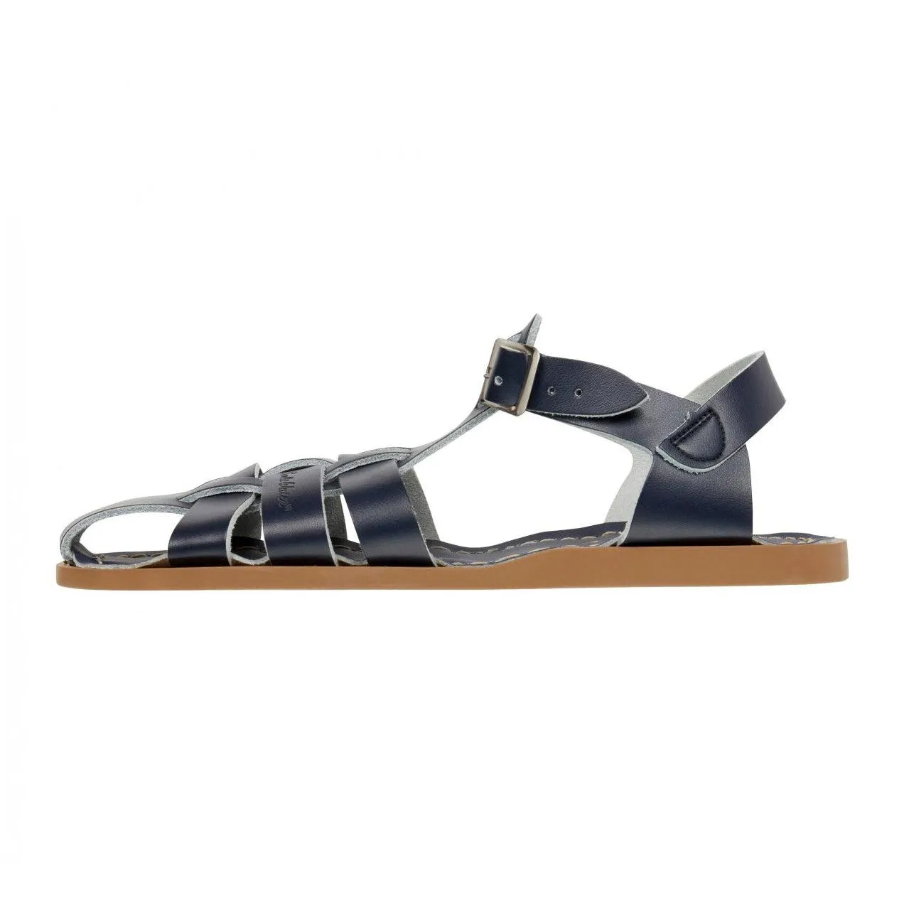 Saltwater Shark Sandals - Navy - Adult