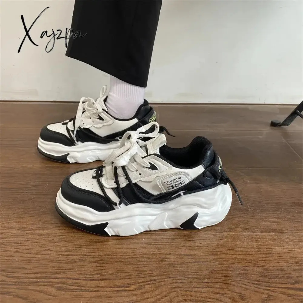 Trendy Denim Mens Sneakers Platform Student Breathable Casual Womens Chunky Shoes Designer Outdoor Couple Luxury Male Footwear