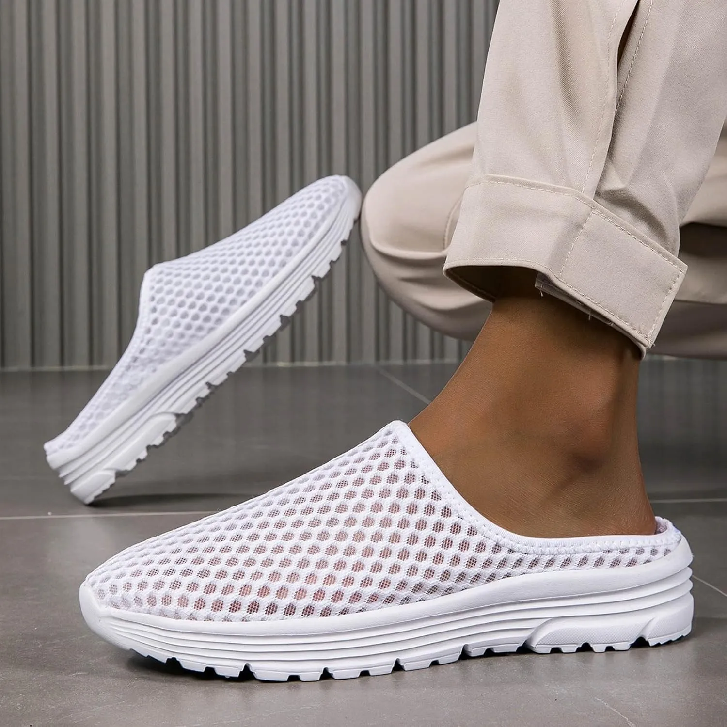 Unisex Lazy Slip On Casual and Comfortable Slippers for Men and Women Flat Shoes Men Casual Cat Canvas Shoes