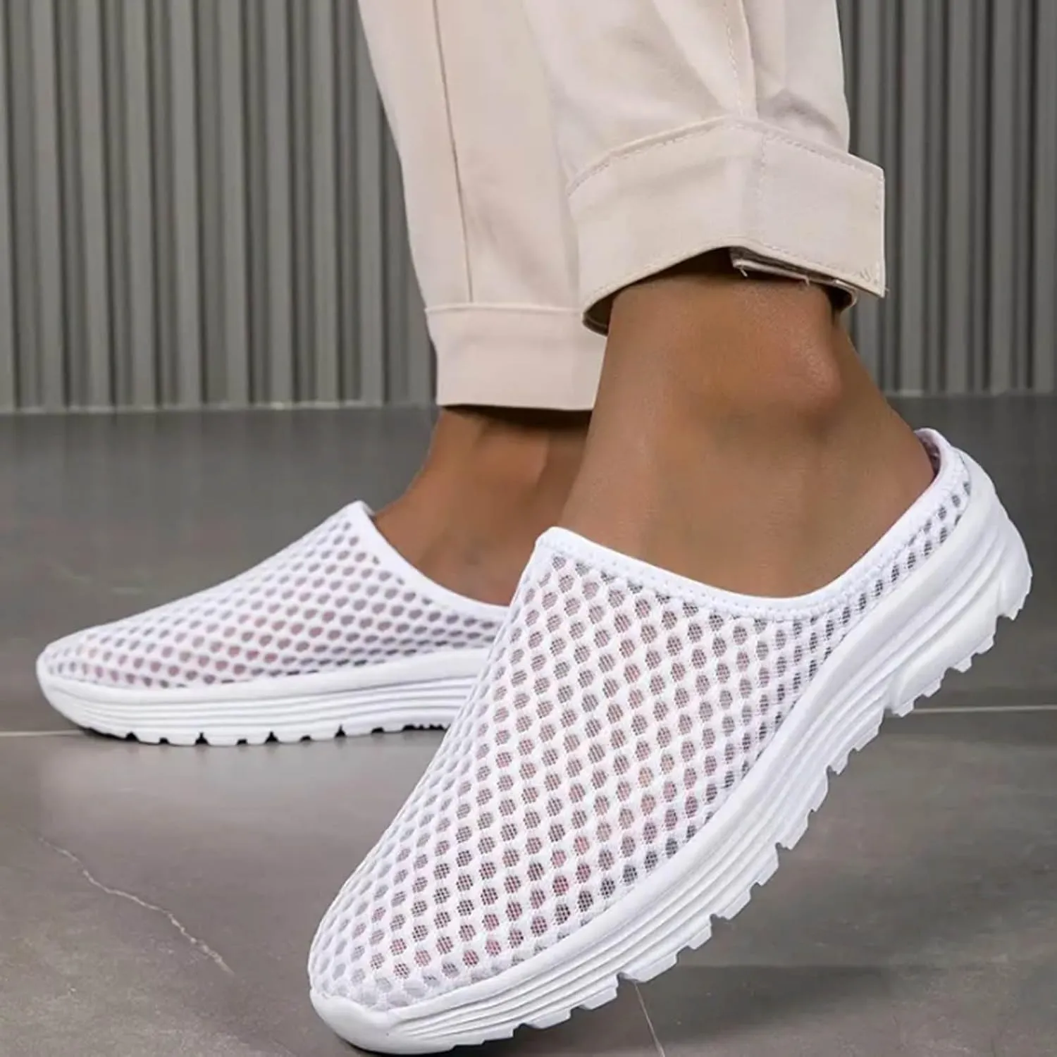 Unisex Lazy Slip On Casual and Comfortable Slippers for Men and Women Flat Shoes Men Casual Cat Canvas Shoes