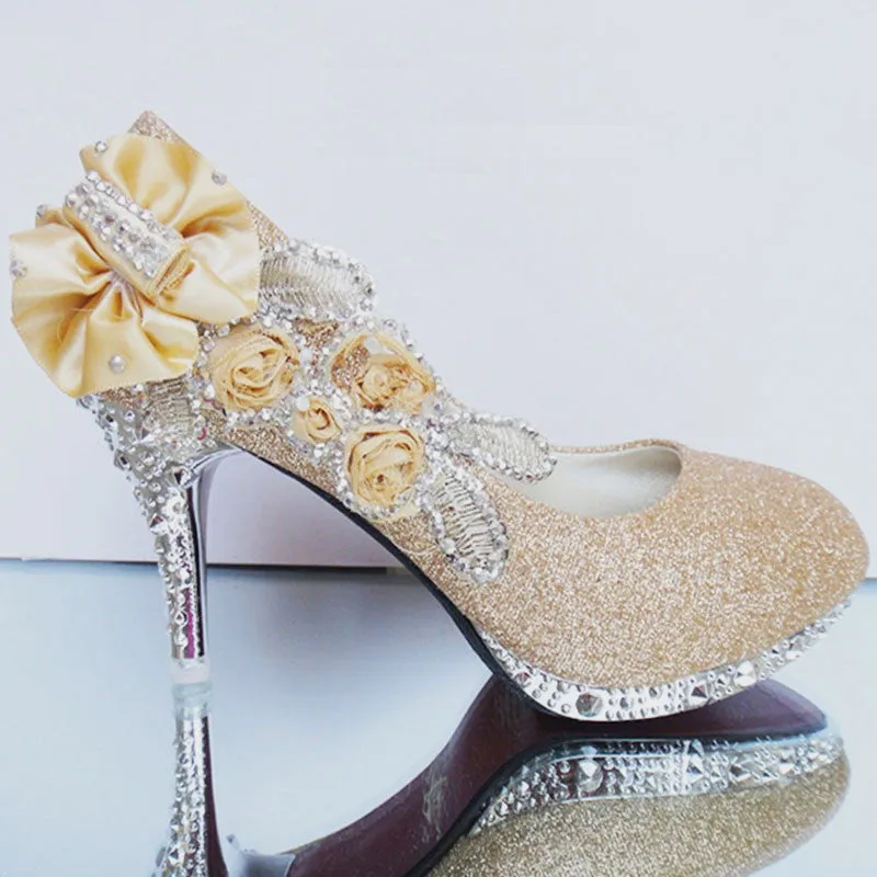 Wedding Shoes Rhinestone Glitter Shoes at Bling Bries Bouquet - online bridal store